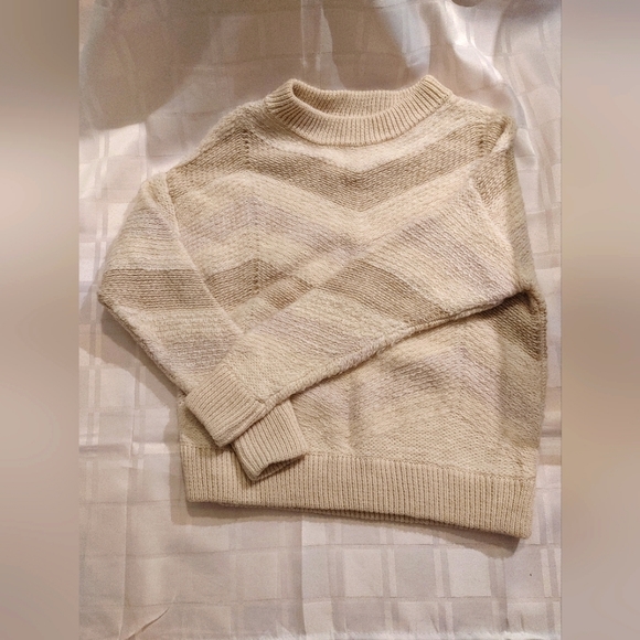 Cocogio Made in Italy Neutral Mohair and Wool Sweater - Picture 1 of 7